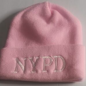 NYPD Pink Knit Cap